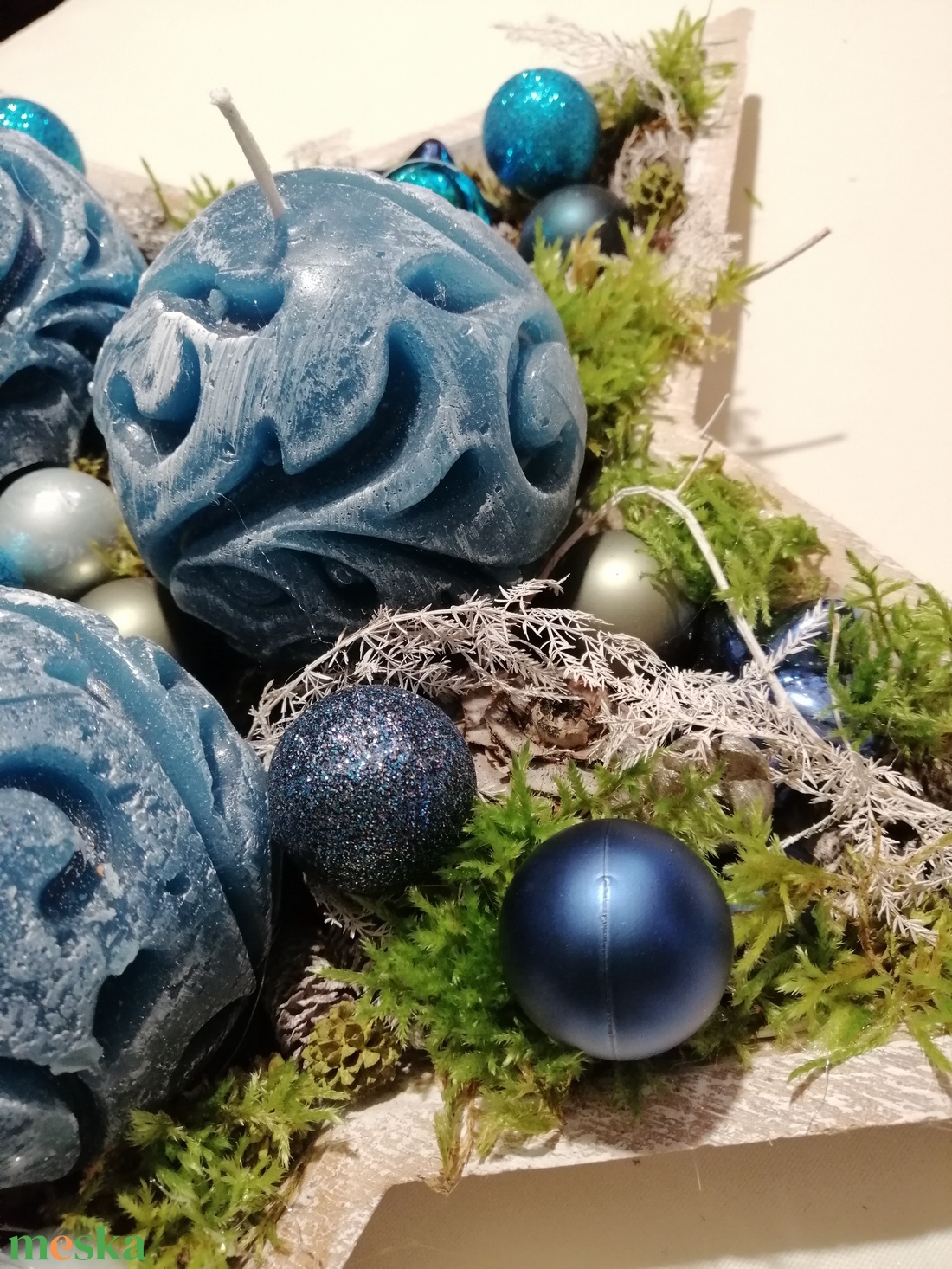 Csillagos adventi asztaldísz - karácsony - adventi díszek - adventi koszorú - Meska.hu