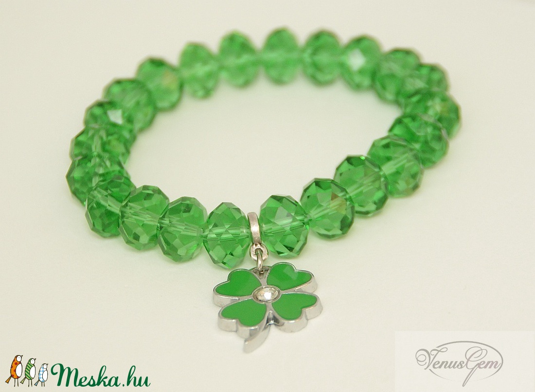 Zöld szerencse karkötő / Green Fortune bracelet - ékszer - karkötő - gyöngyös karkötő - Meska.hu Zöld szerencse karkötő / Green Fortune bracelet - ékszer - karkötő - gyöngyös karkötő - Meska.hu