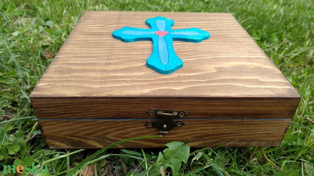 Emlékdoboz Keresztelőre - esküvő - emlék & ajándék - doboz - Meska.hu