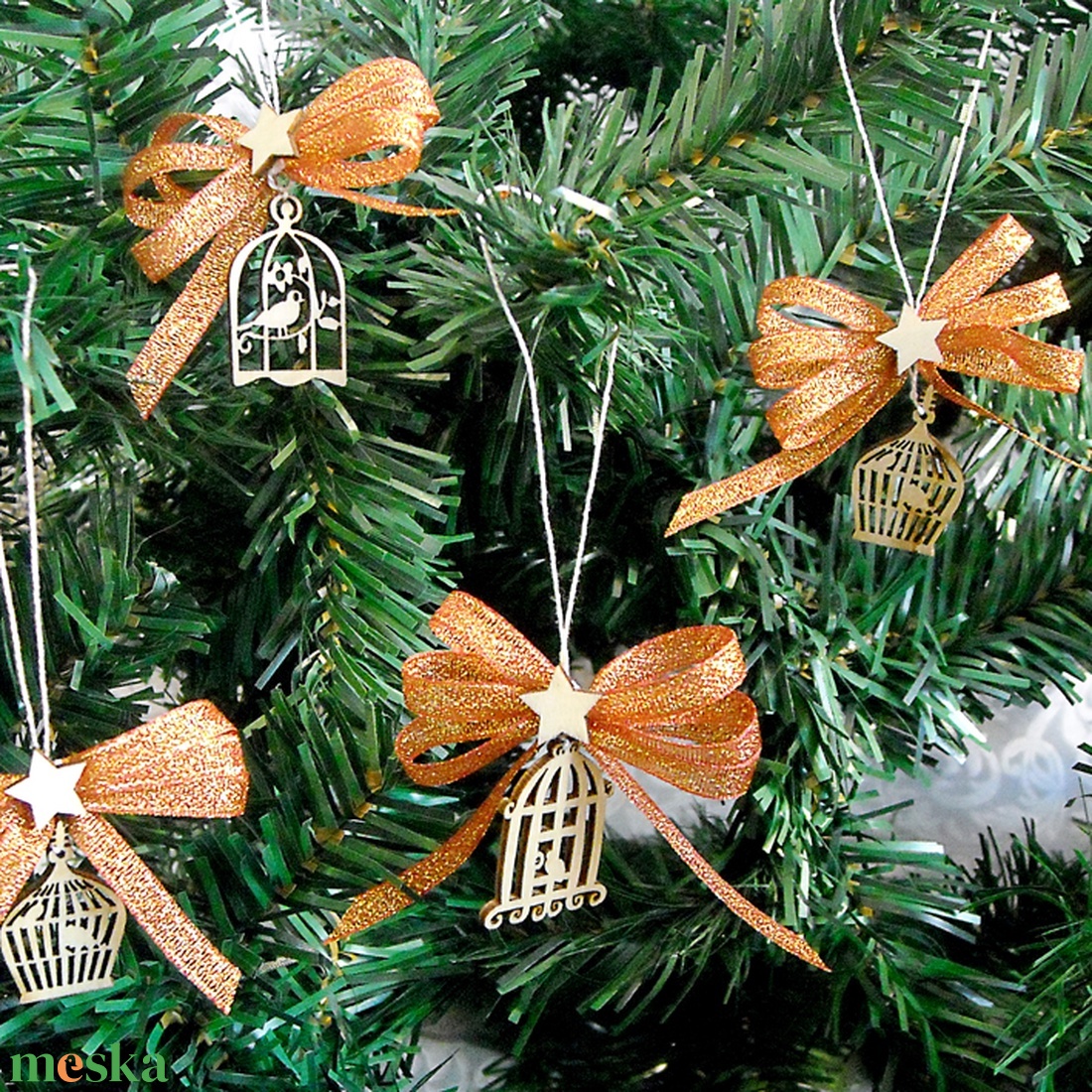 12db karácsonyfadísz dobozzal 108 - karácsony - karácsonyi lakásdekoráció - karácsonyfadíszek - Meska.hu