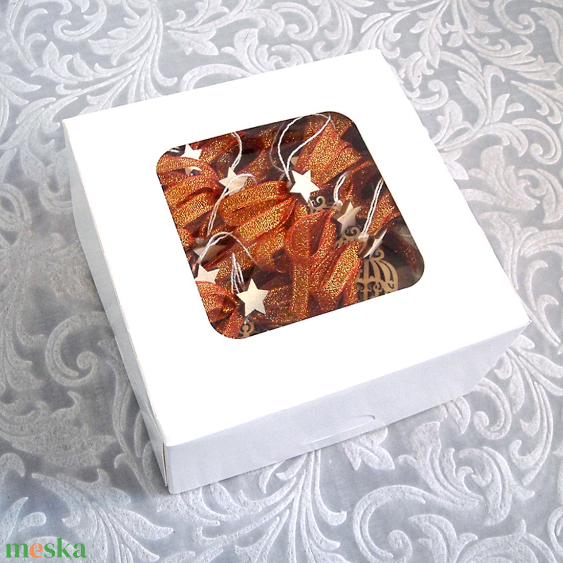 12db karácsonyfadísz dobozzal 108 - karácsony - karácsonyi lakásdekoráció - karácsonyfadíszek - Meska.hu