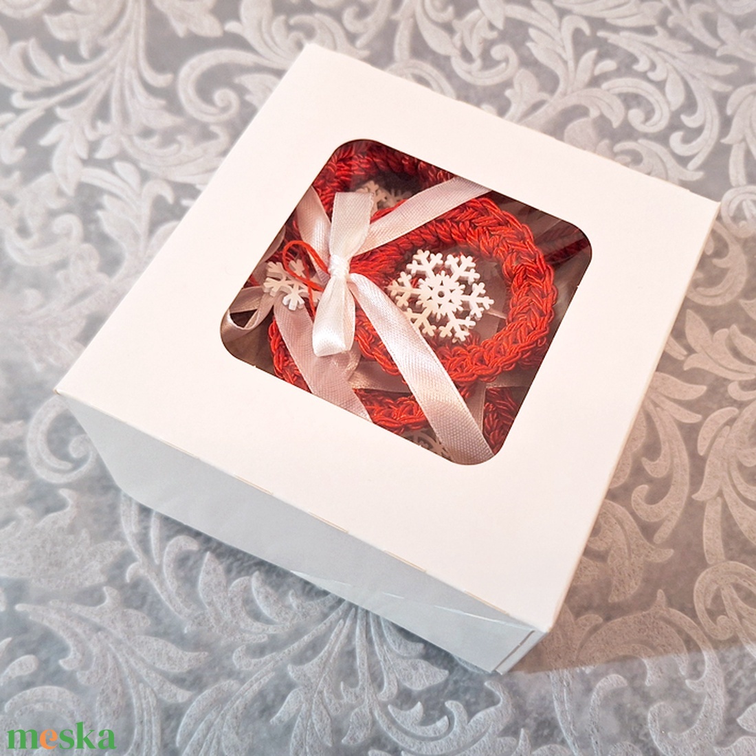 10db horgolt karácsonyfadísz 185 - karácsony - karácsonyi lakásdekoráció - karácsonyfadíszek - Meska.hu