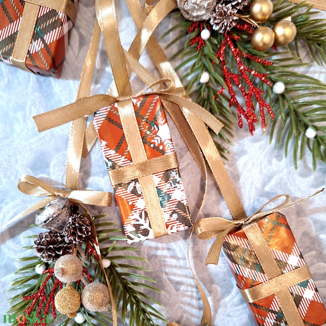 Karácsonyi ajtódísz 194 - karácsony - karácsonyi lakásdekoráció - karácsonyi ajtódíszek - Meska.hu