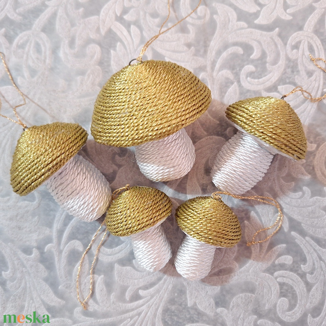 5db nagy karácsonyfadísz 200 - karácsony - karácsonyi lakásdekoráció - karácsonyfadíszek - Meska.hu