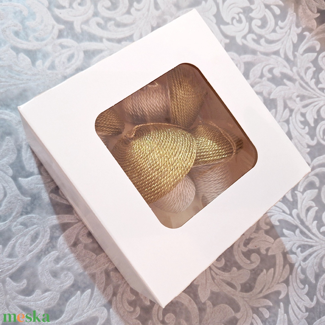 5db nagy karácsonyfadísz 200 - karácsony - karácsonyi lakásdekoráció - karácsonyfadíszek - Meska.hu