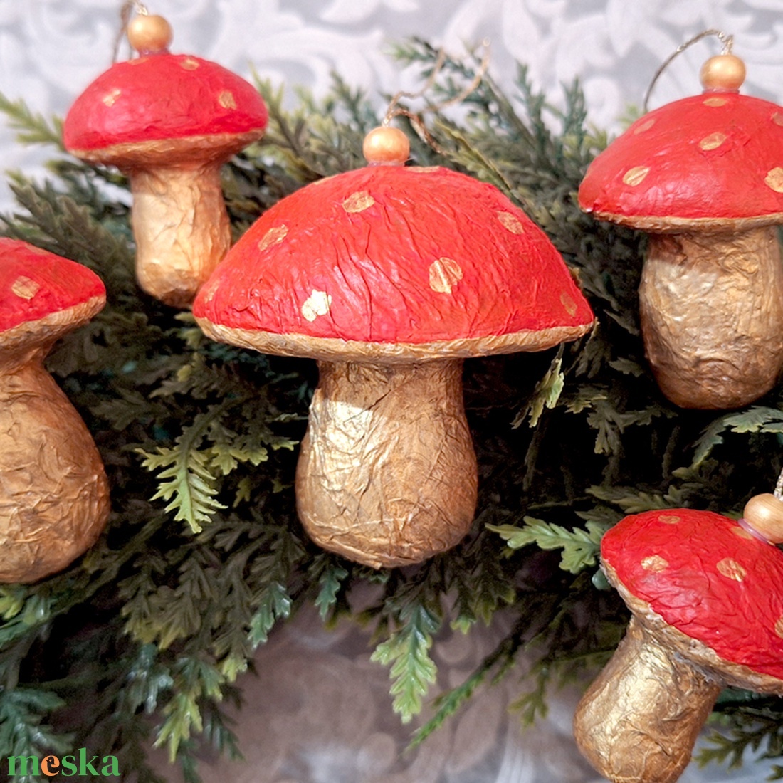 5db nagy karácsonyfadísz 202 - karácsony - karácsonyi lakásdekoráció - karácsonyfadíszek - Meska.hu