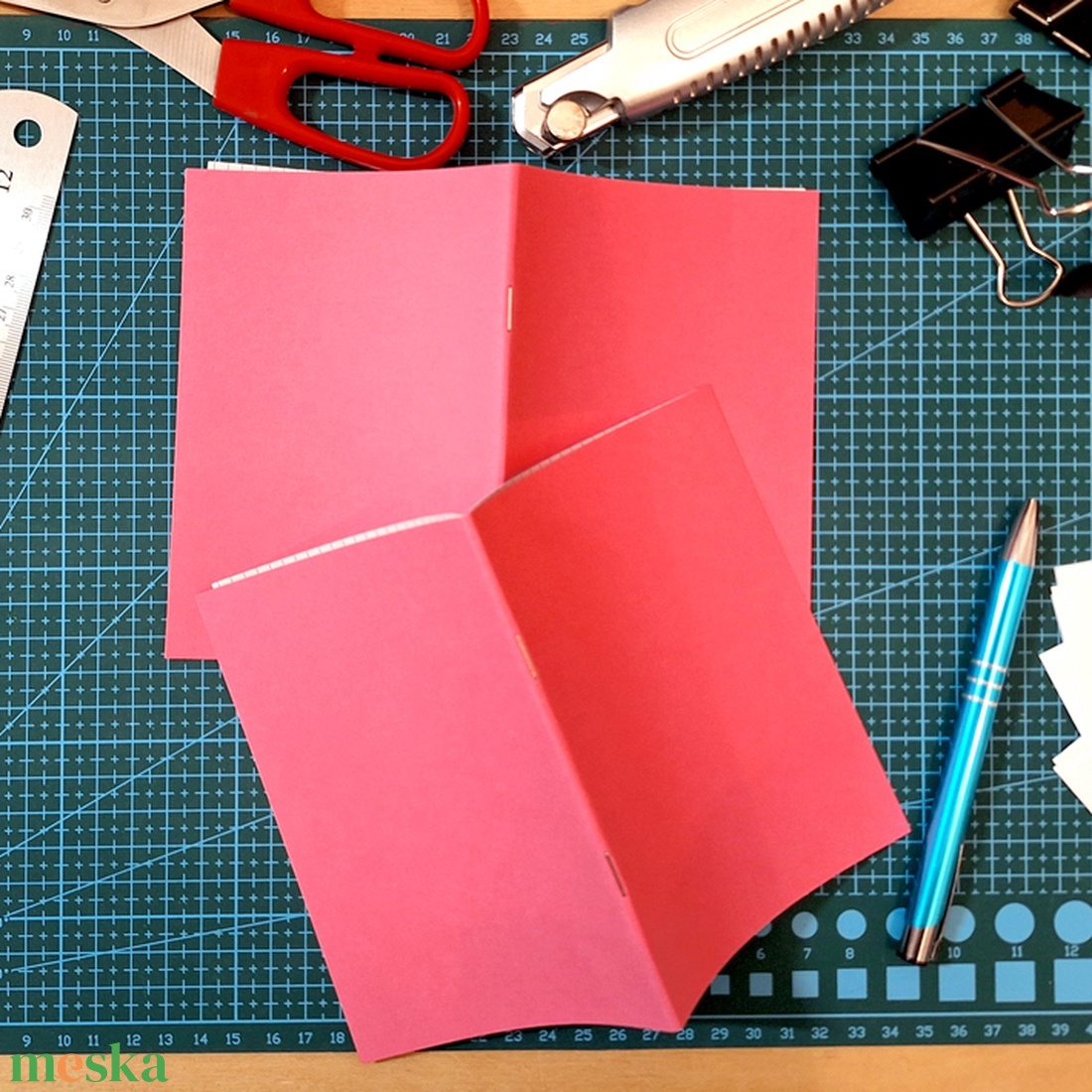 Művészpapír borítós notesz 20-21 - otthon & életmód - papír, írószer - jegyzetfüzet & napló - Meska.hu