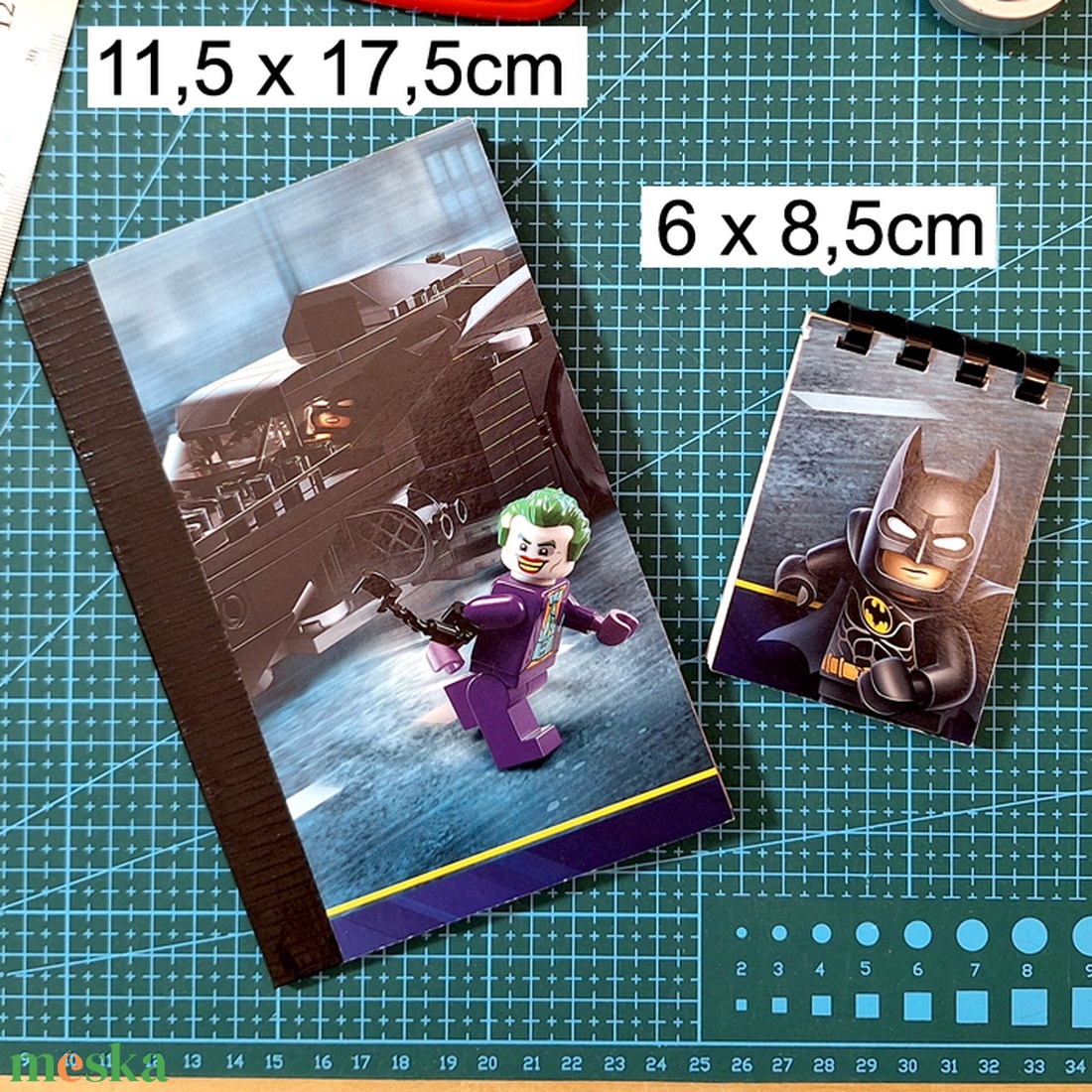 Lego Batman és Joker notesz 10-11 - otthon & életmód - papír, írószer - jegyzetfüzet & napló - Meska.hu