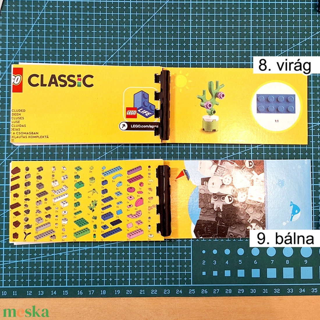 Lego classic notesz 8-9  - otthon & életmód - papír, írószer - jegyzetfüzet & napló - Meska.hu