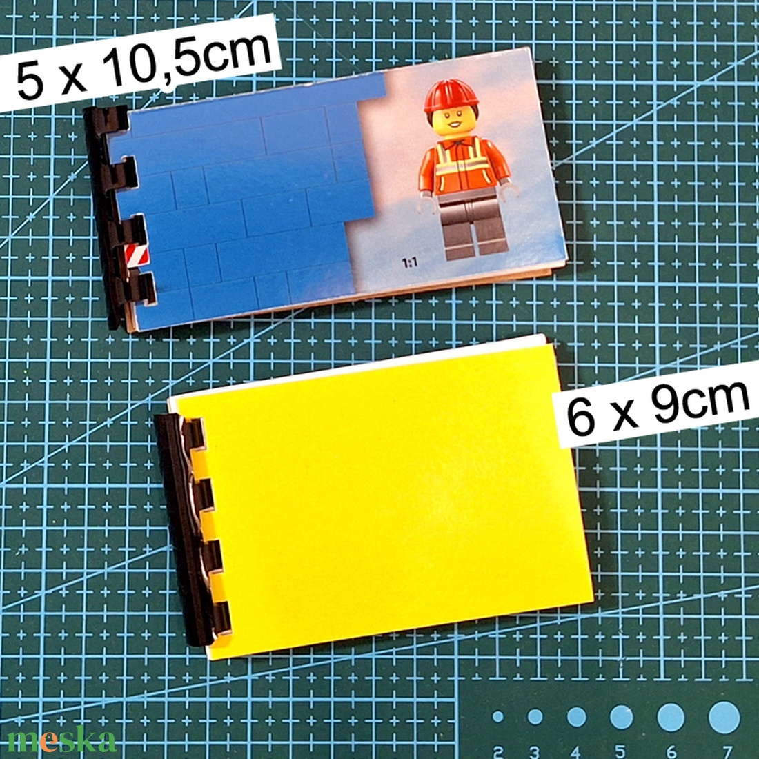 Lego city és karton notesz 6-7    - otthon & életmód - papír, írószer - jegyzetfüzet & napló - Meska.hu