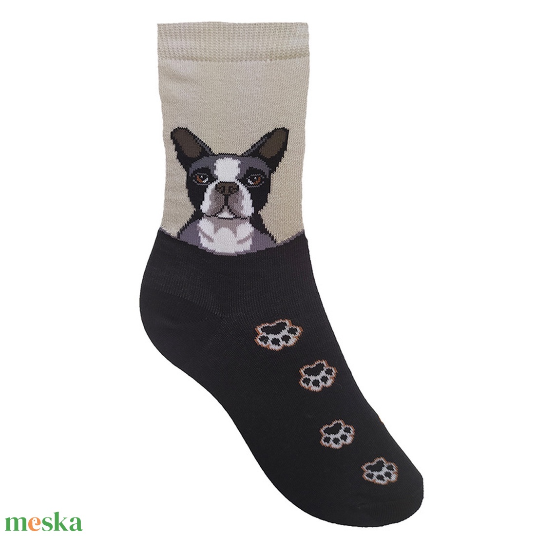 Bulldog arcképes zokni, színes mancsokkal - ruha & divat - cipő & papucs - zokni - Meska.hu Bulldog arcképes zokni, színes mancsokkal - ruha & divat - cipő & papucs - zokni - Meska.hu