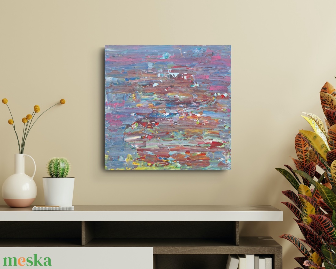 50x50 Vászon festmény - művészet - festmény - akril - Meska.hu