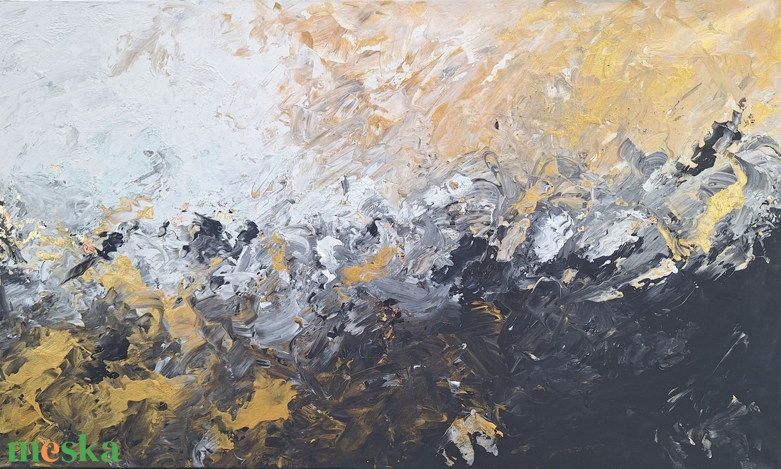 60x100 Vászon festmény - művészet - festmény - akril - Meska.hu