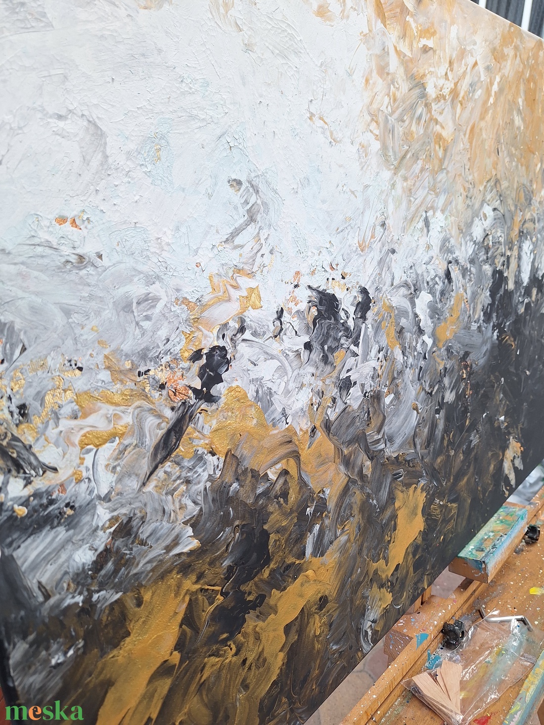 60x100 Vászon festmény - művészet - festmény - akril - Meska.hu