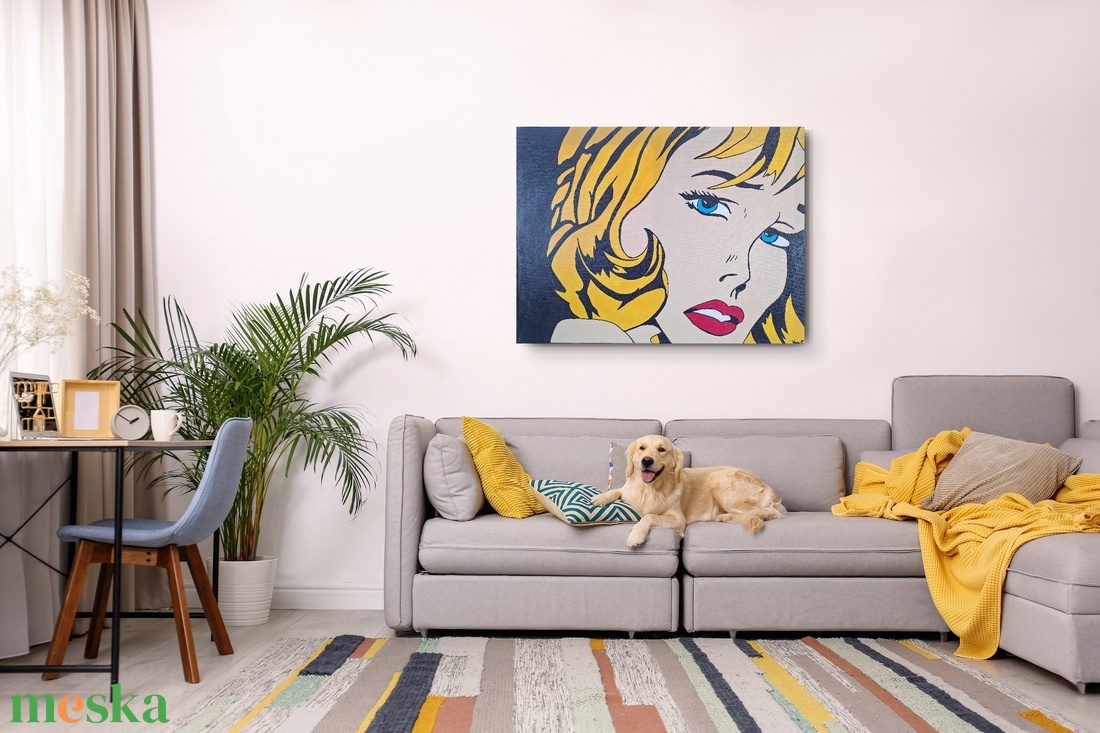 60x80 PopArt festmény - művészet - festmény - akril - Meska.hu
