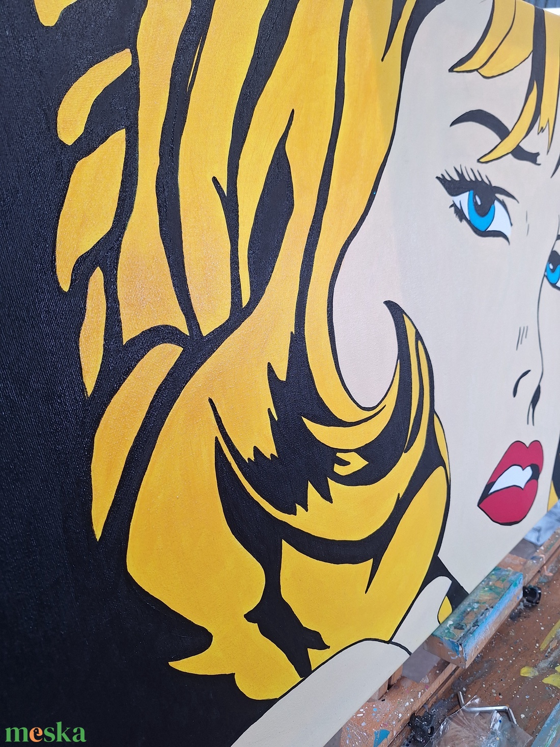 60x80 PopArt festmény - művészet - festmény - akril - Meska.hu