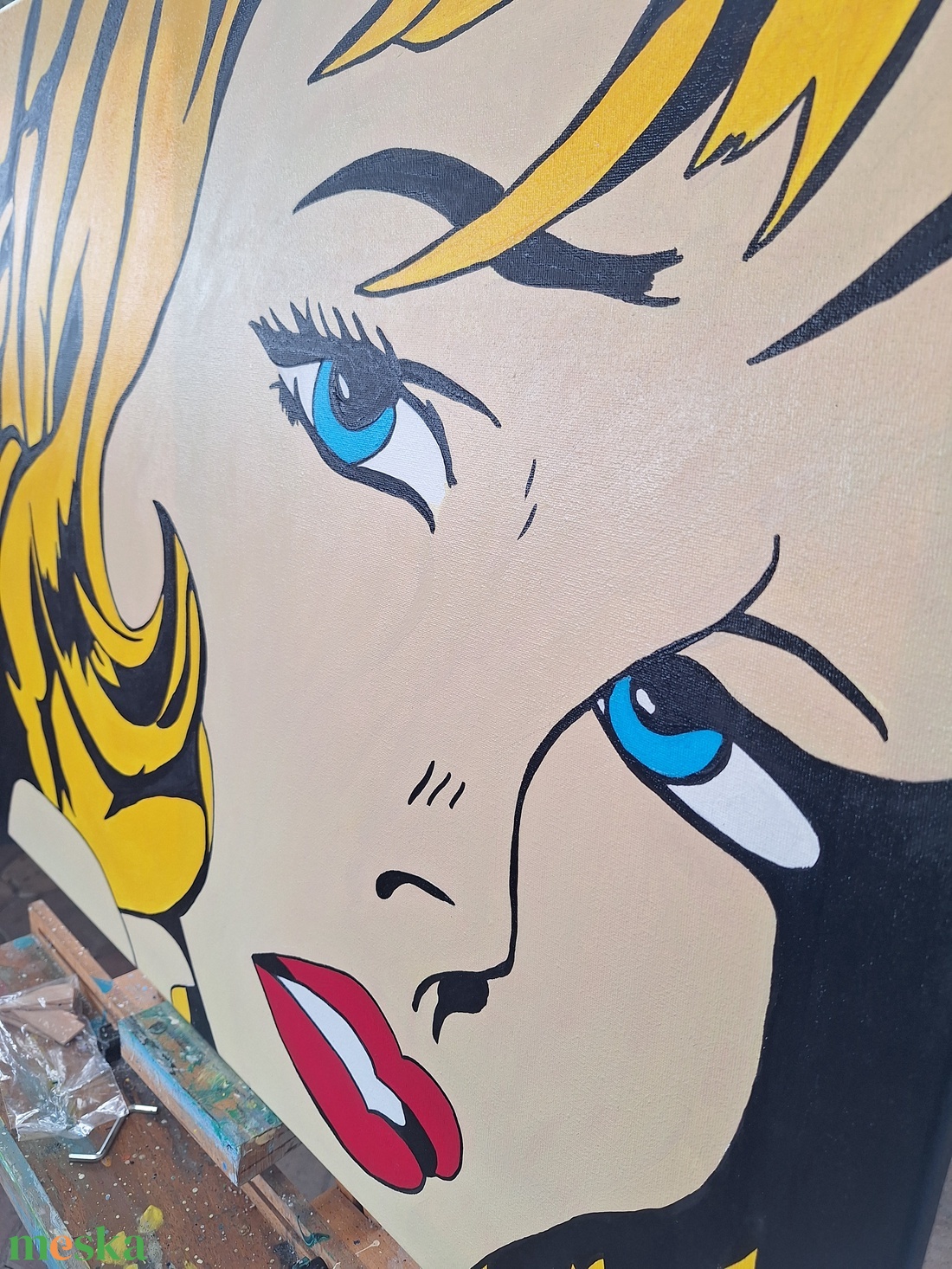60x80 PopArt festmény - művészet - festmény - akril - Meska.hu