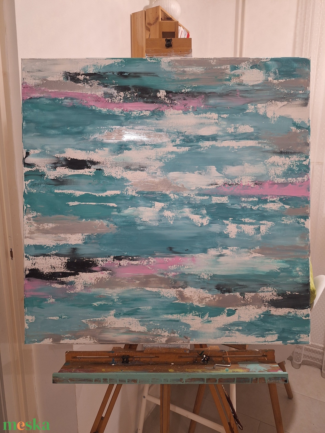 80x80cm Vászon festmény - művészet - festmény - akril - Meska.hu 80x80cm Vászon festmény - művészet - festmény - akril - Meska.hu