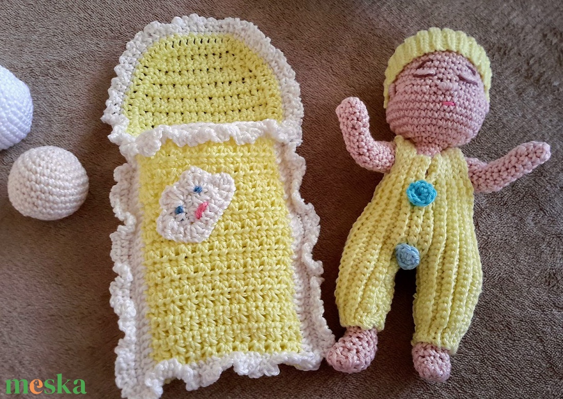 Pólyás baba - amigurumi játék - játék & sport - baba & babaház - baba - Meska.hu Pólyás baba - amigurumi játék - játék & sport - baba & babaház - baba - Meska.hu