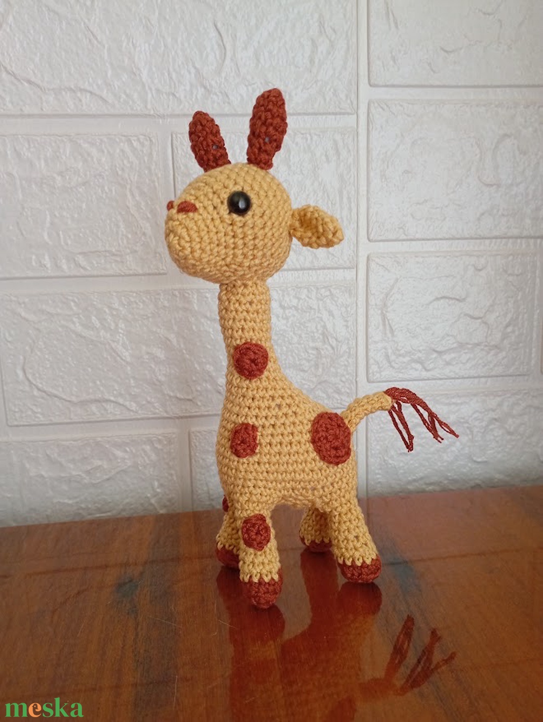 Zsiráf - amigurumi figura - játék & sport - plüssállat & játékfigura - más figura - Meska.hu