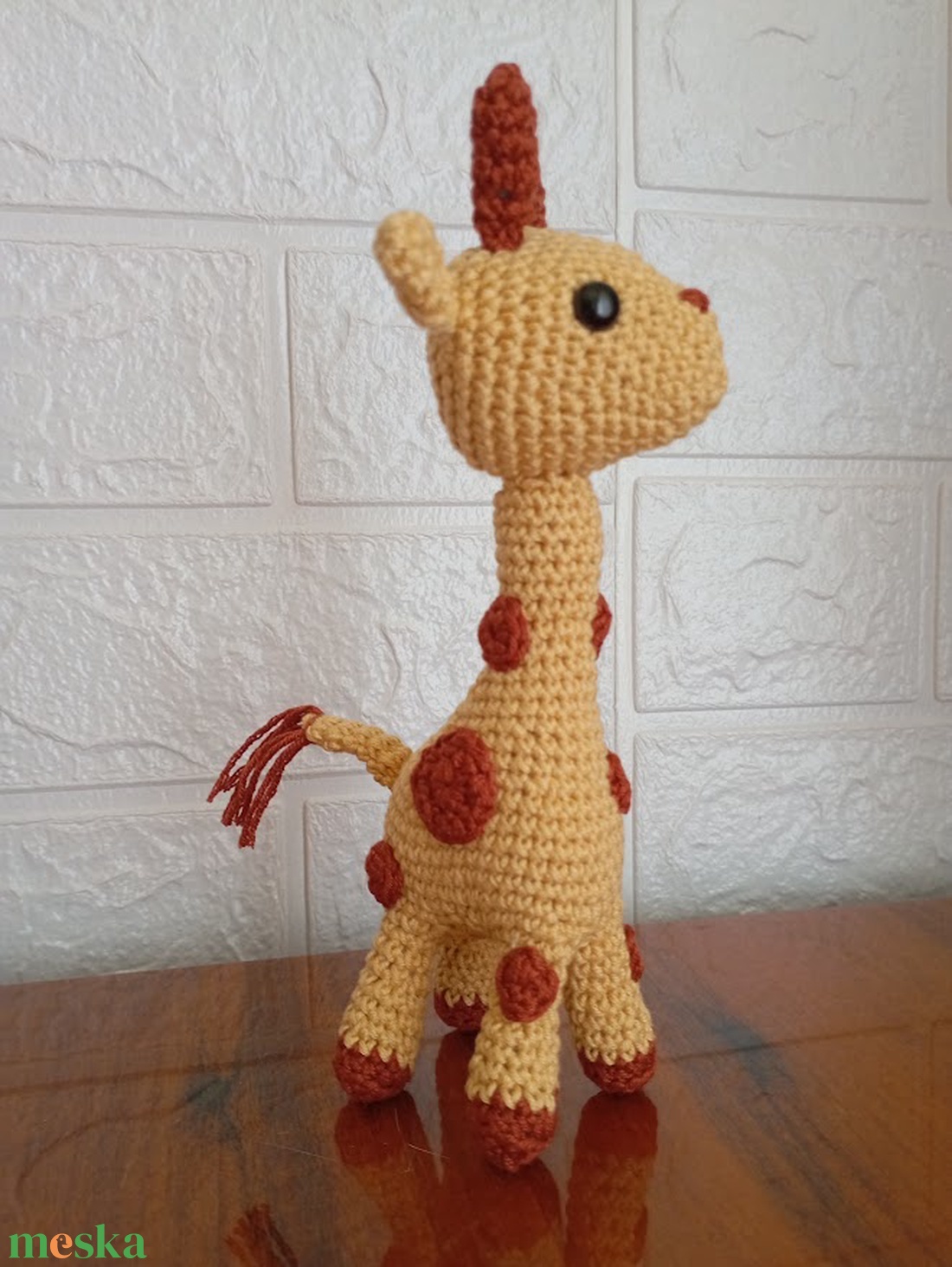 Zsiráf - amigurumi figura - játék & sport - plüssállat & játékfigura - más figura - Meska.hu