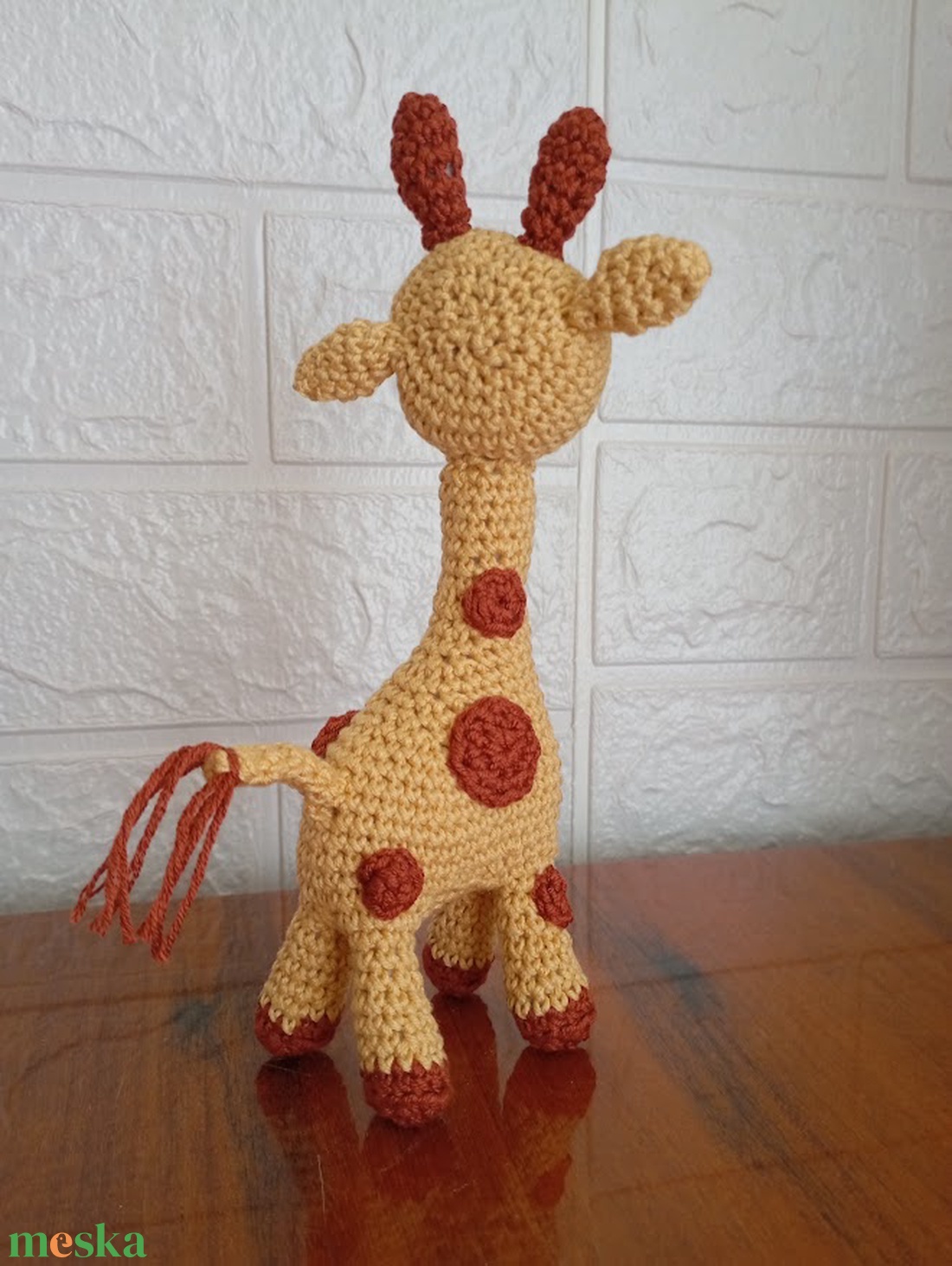 Zsiráf - amigurumi figura - játék & sport - plüssállat & játékfigura - más figura - Meska.hu