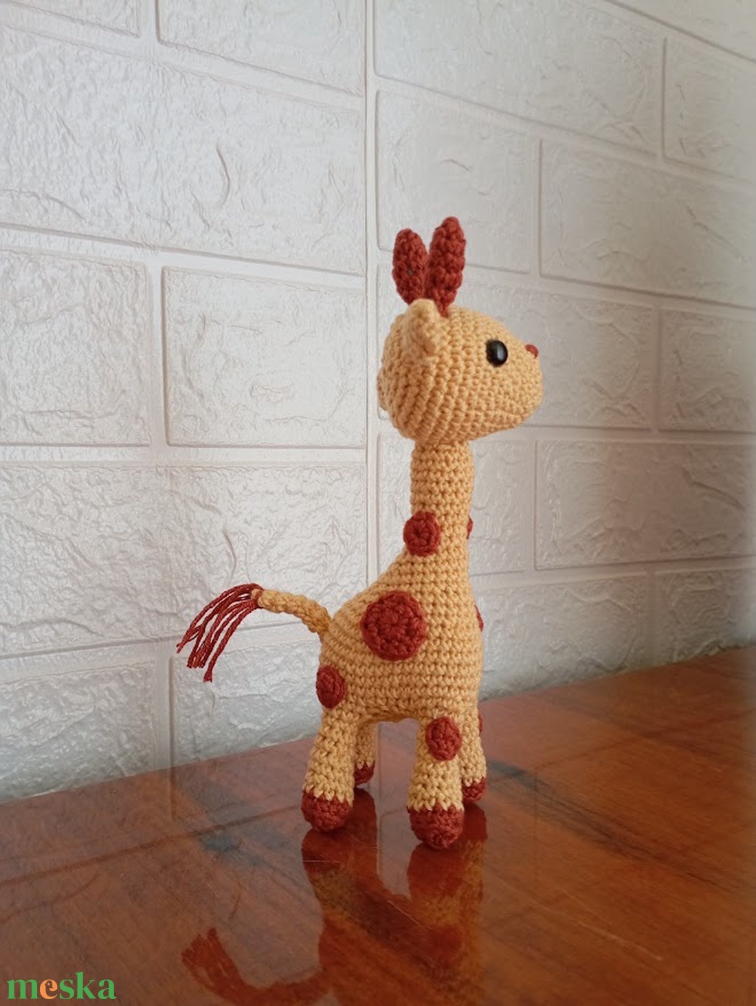 Zsiráf - amigurumi figura - játék & sport - plüssállat & játékfigura - más figura - Meska.hu
