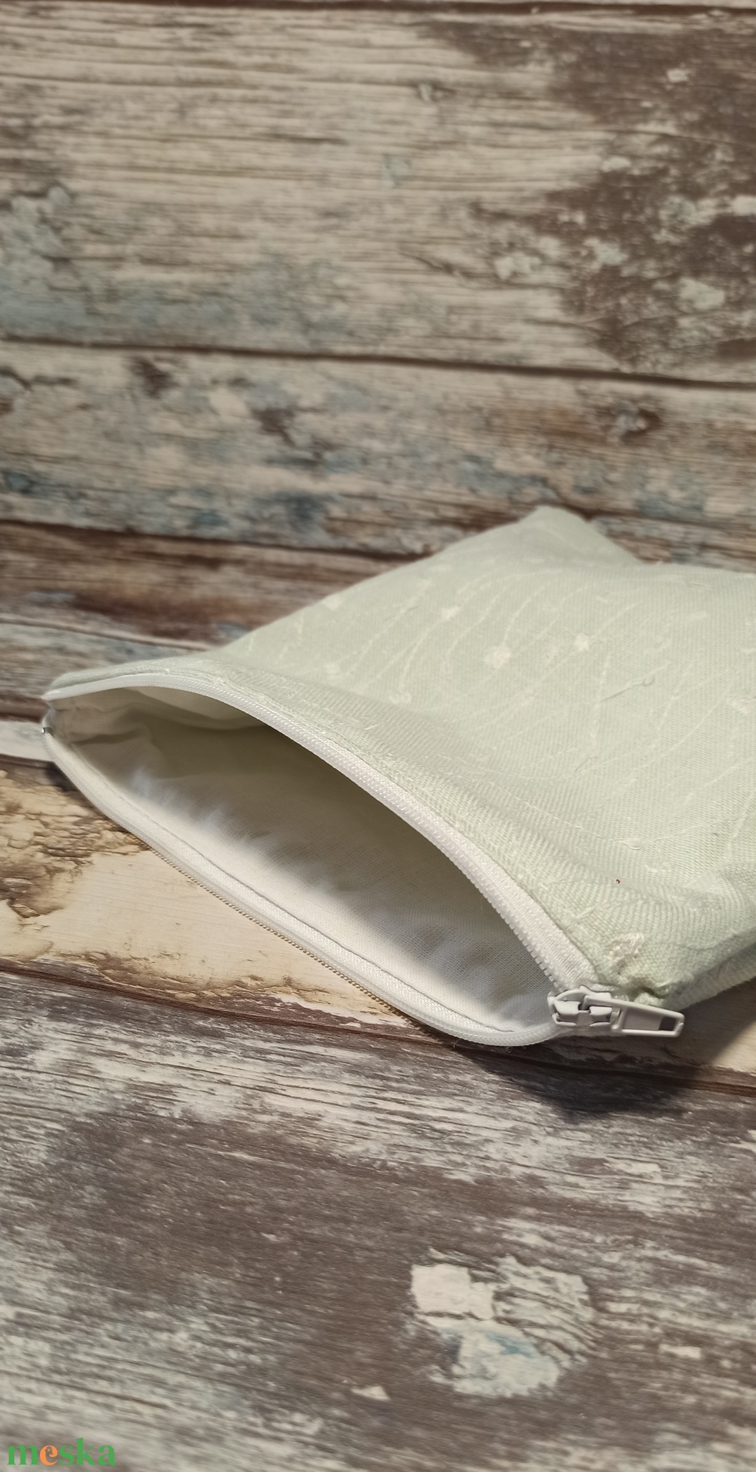 Textil neszeszer zöld - táska & tok - neszesszer - Meska.hu