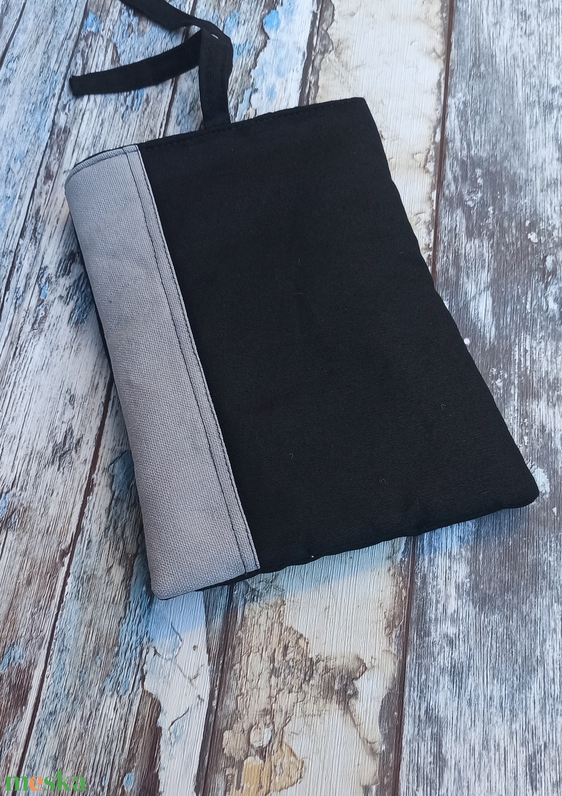 Könyvtok fekete szürke textil - könyv & zene - könyvtok - Meska.hu Könyvtok fekete szürke textil - könyv & zene - könyvtok - Meska.hu
