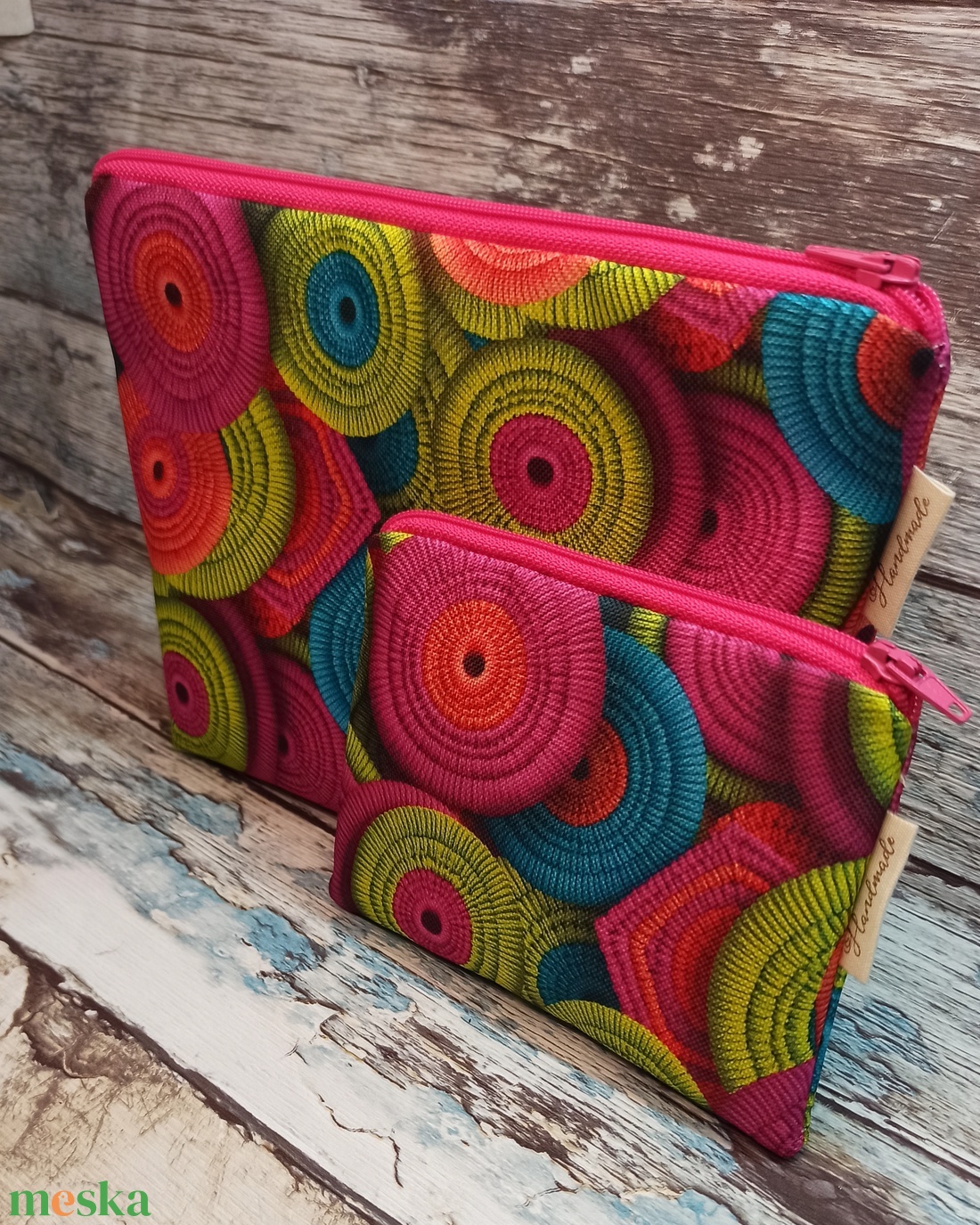 Színörvény neszeszer szett  - szépségápolás - arcápolás - smink kellék - Meska.hu