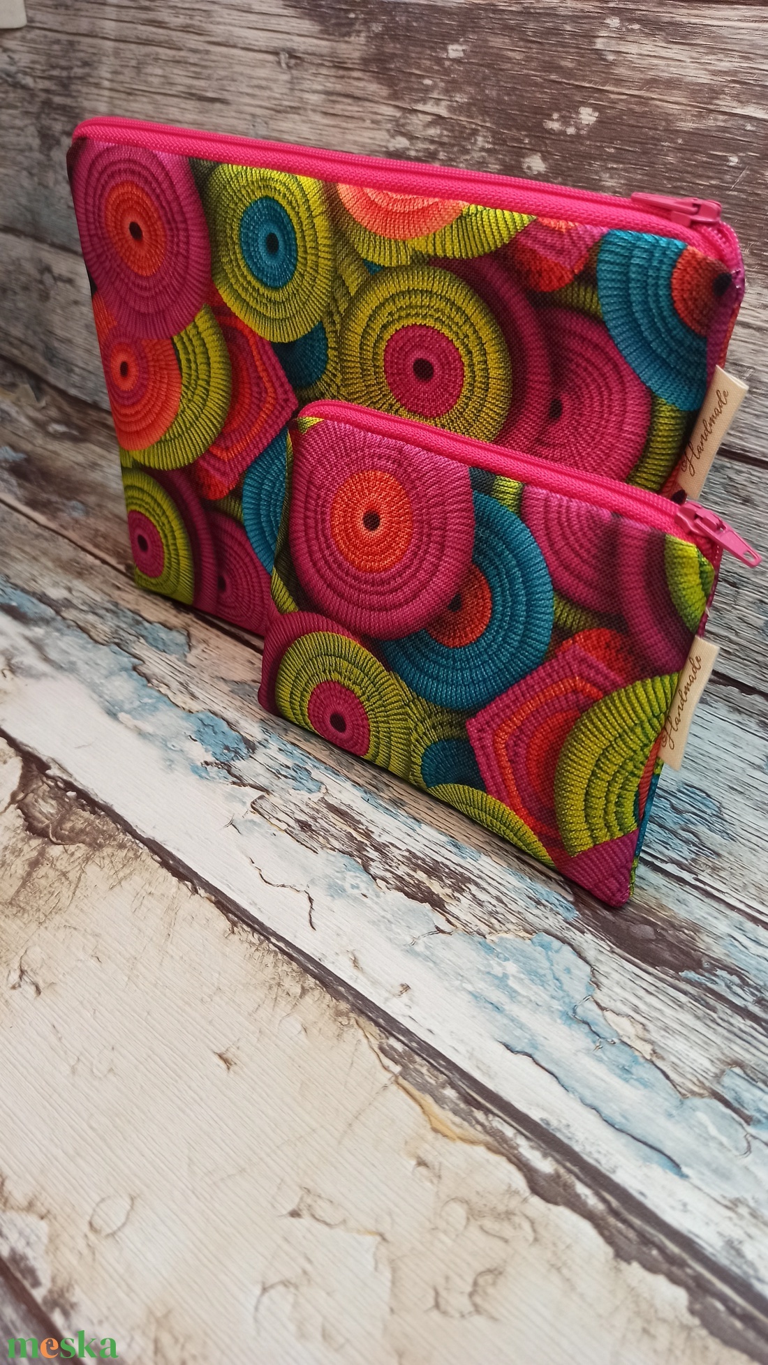 Színörvény neszeszer szett  - szépségápolás - arcápolás - smink kellék - Meska.hu