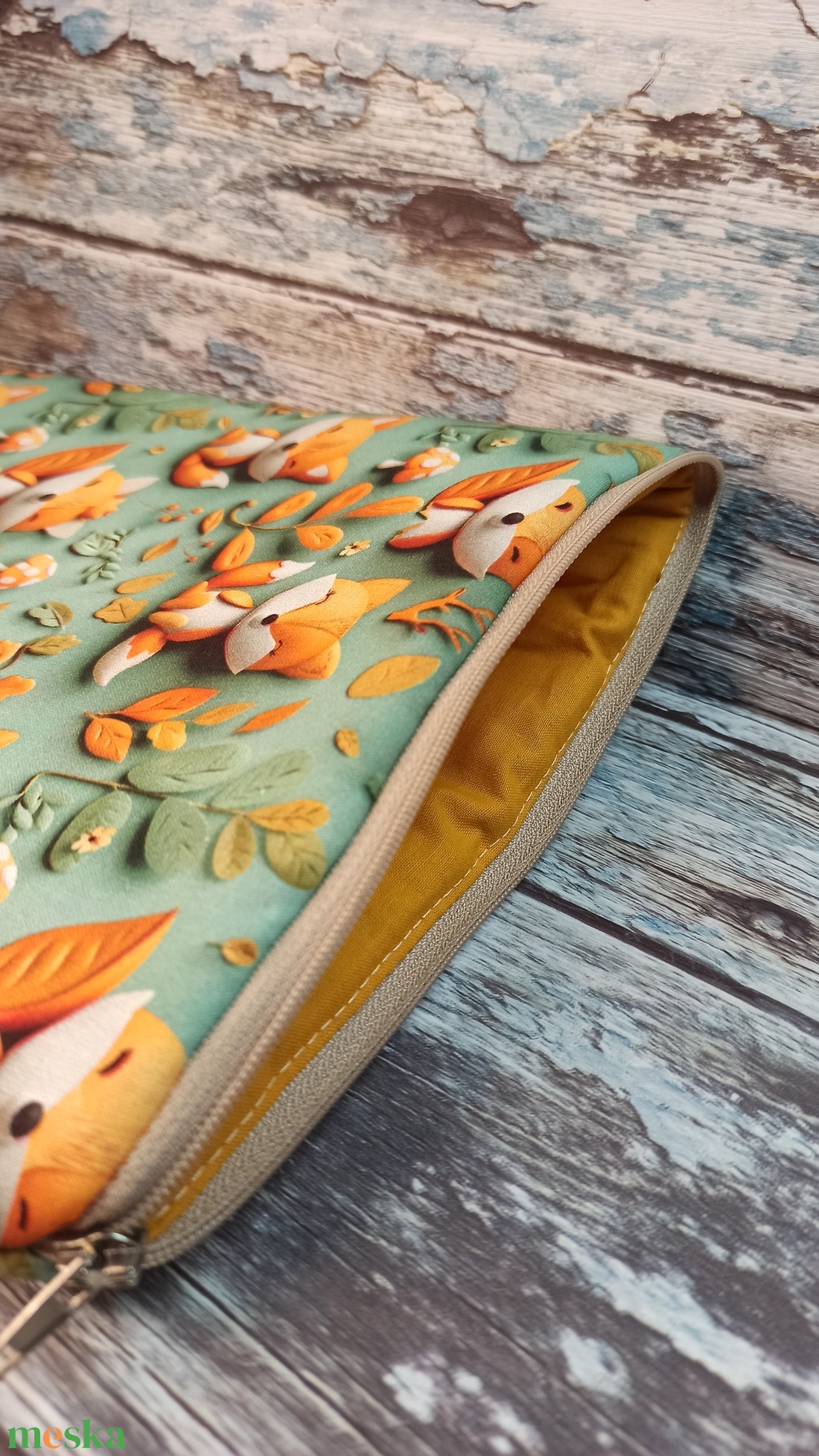 Cuki rókás könyv tok tablet tok ebook tok  - táska & tok - ebook & tablet tok - Meska.hu