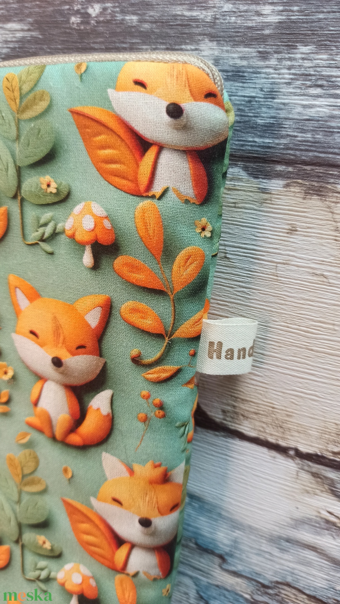 Cuki rókás könyv tok tablet tok ebook tok  - táska & tok - ebook & tablet tok - Meska.hu