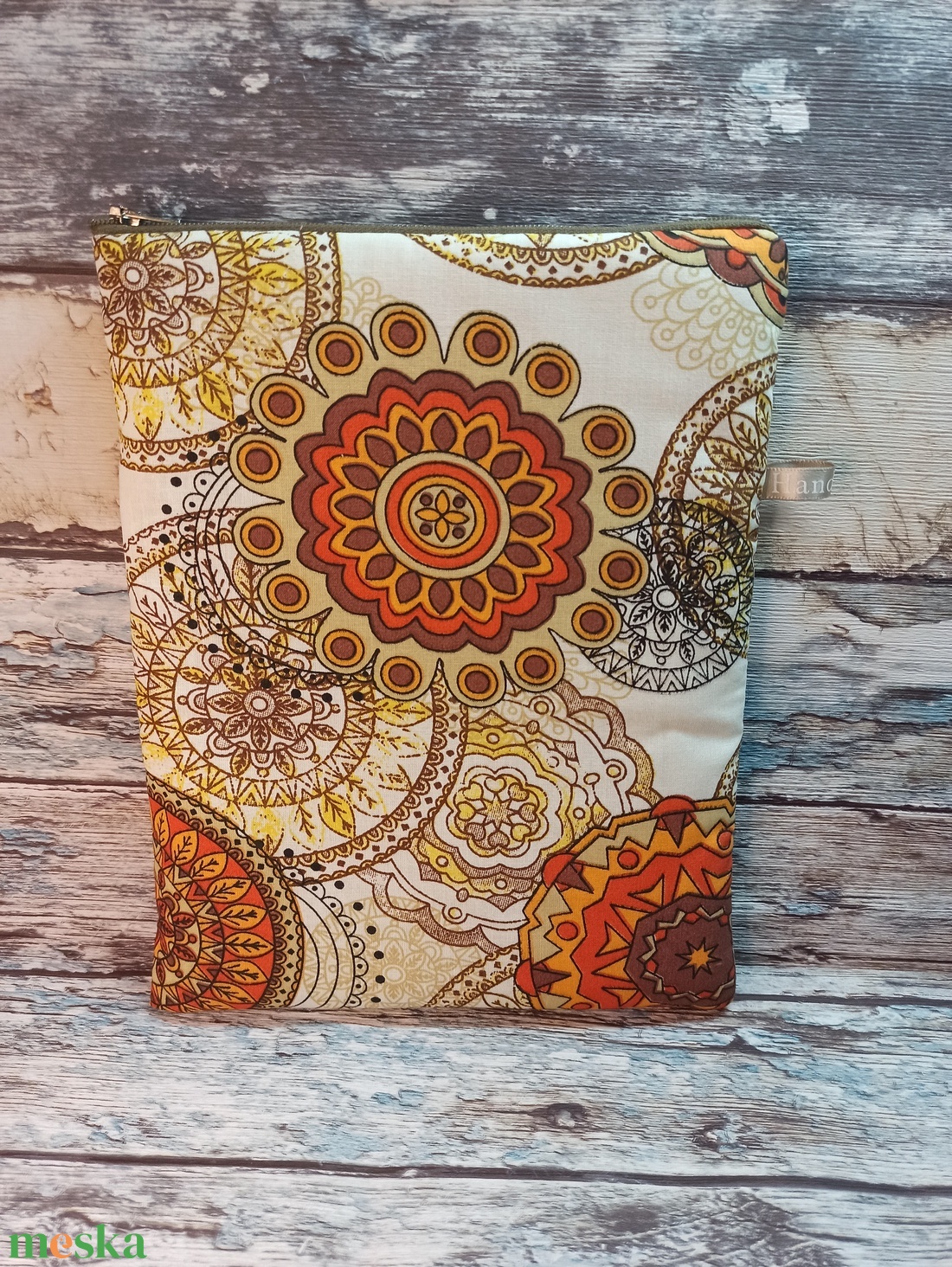 Sárga mandala mintás könyv tok tablet tok ebook tok  - táska & tok - ebook & tablet tok - Meska.hu