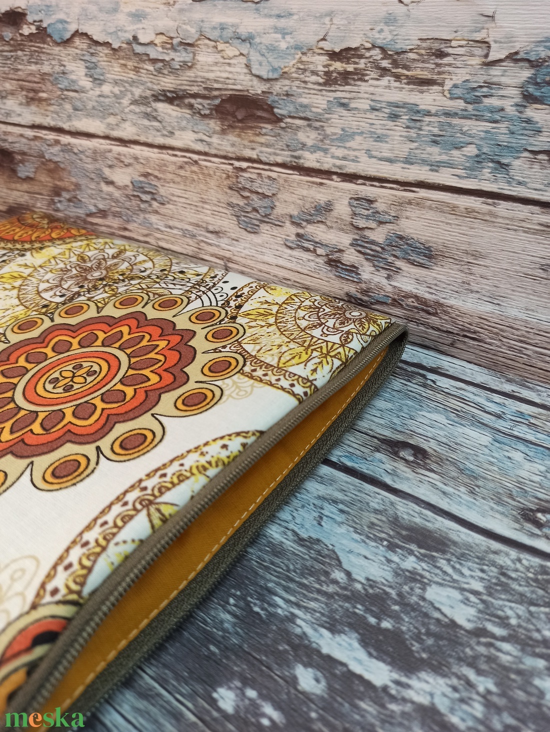 Sárga mandala mintás könyv tok tablet tok ebook tok  - táska & tok - ebook & tablet tok - Meska.hu