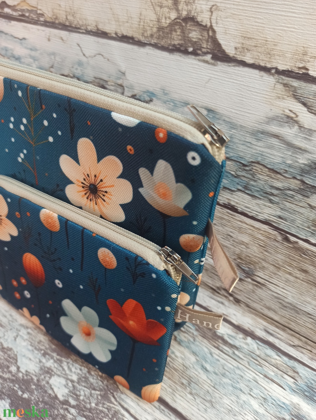 Virág mintás neszeszer szett  - otthon & életmód - tárolás & rendszerezés - zsebkendőtartó - Meska.hu