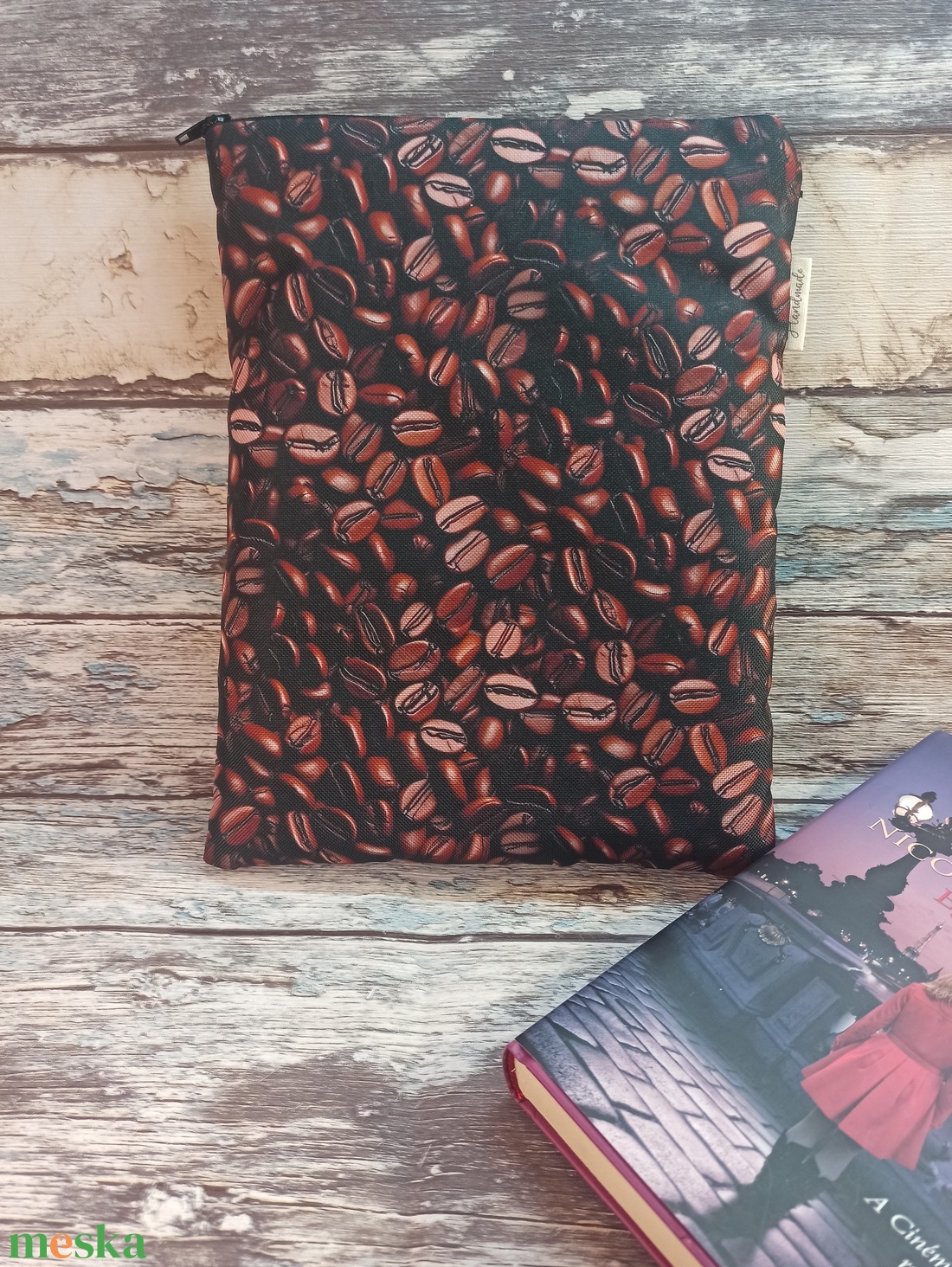 Kávé imádók könyv tok tablet tok ebook tok  - könyv & zene - könyvtok - Meska.hu