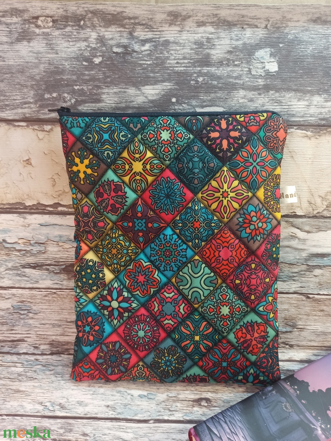 Mozaik mintás könyv tok tablet tok ebook  - könyv & zene - könyvtok - Meska.hu