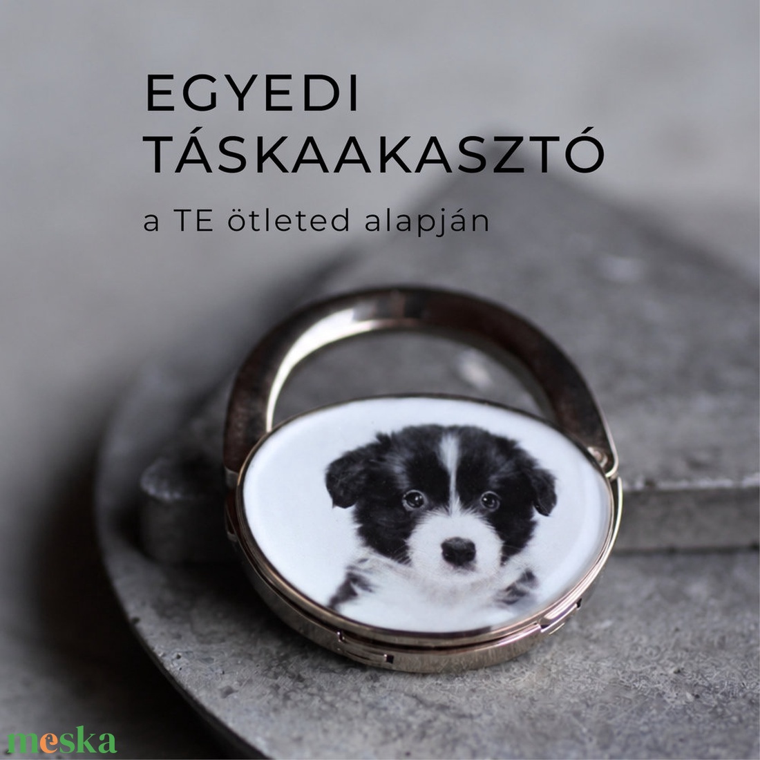 Egyedi táskaakasztó, táskadísz, személyre szabott ajándék - táska & tok - kulcstartó & táskadísz - táskaakasztó - Meska.hu