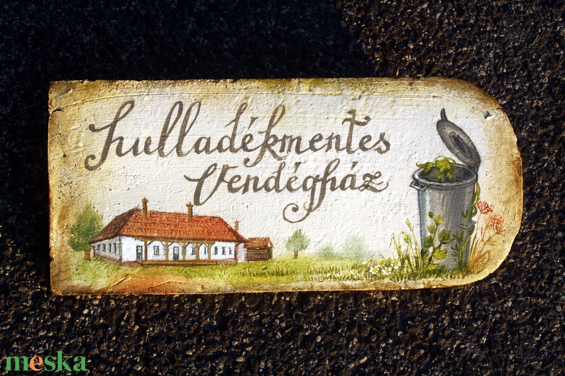 Vendégház feliratok - otthon & életmód - dekoráció - dísztárgy - Meska.hu