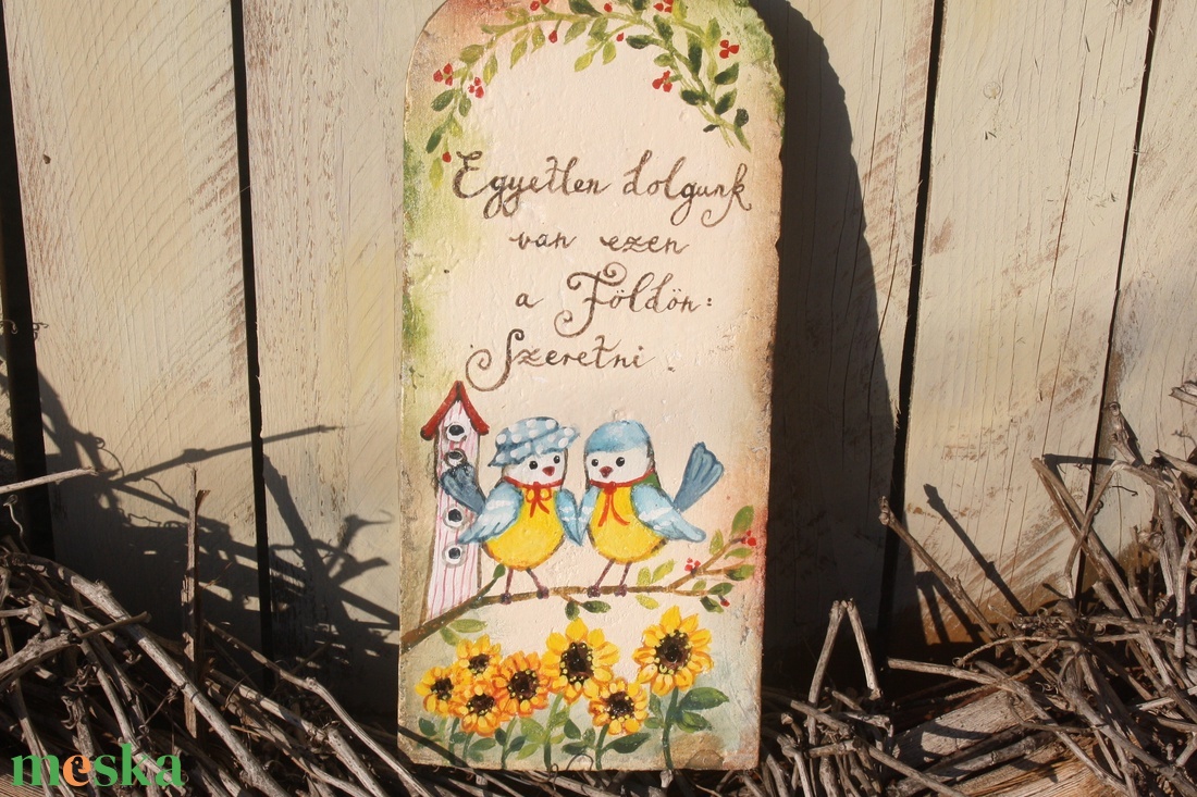 Festett Áldás (madárkás) - otthon & életmód - vallás - házi áldás - Meska.hu Festett Áldás (madárkás) - otthon & életmód - vallás - házi áldás - Meska.hu