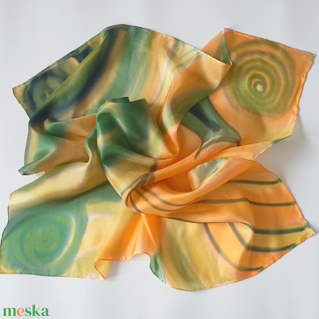 Őszi idill selyemkendő  - ruha & divat - sál, sapka, kendő - kendő - Meska.hu Őszi idill selyemkendő  - ruha & divat - sál, sapka, kendő - kendő - Meska.hu