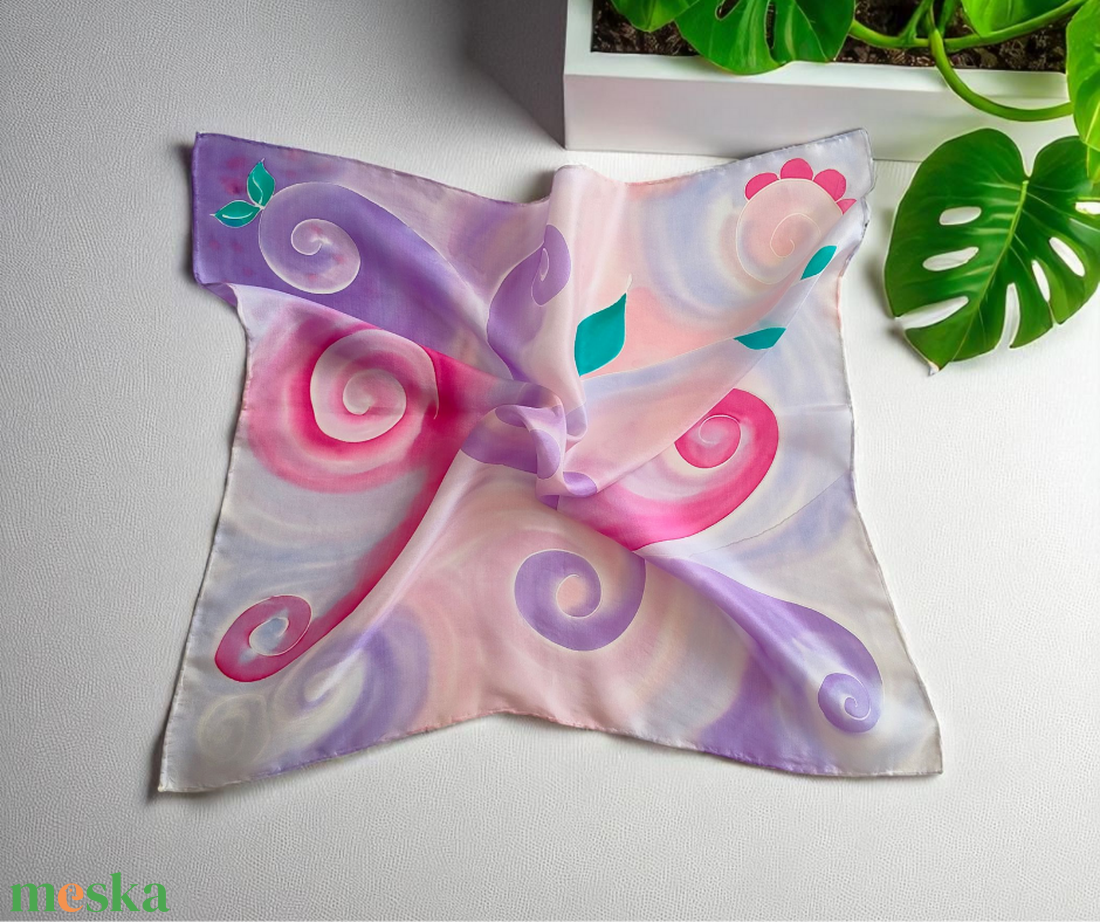 Áramlás Nyár selyemkendő  - ruha & divat - sál, sapka, kendő - kendő - Meska.hu Áramlás Nyár selyemkendő  - ruha & divat - sál, sapka, kendő - kendő - Meska.hu