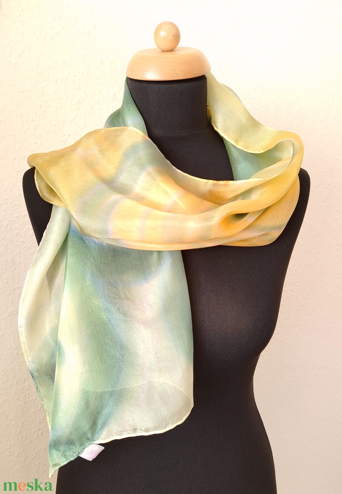 Őszi áramlás selyemsál  - ruha & divat - sál, sapka, kendő - sál - Meska.hu