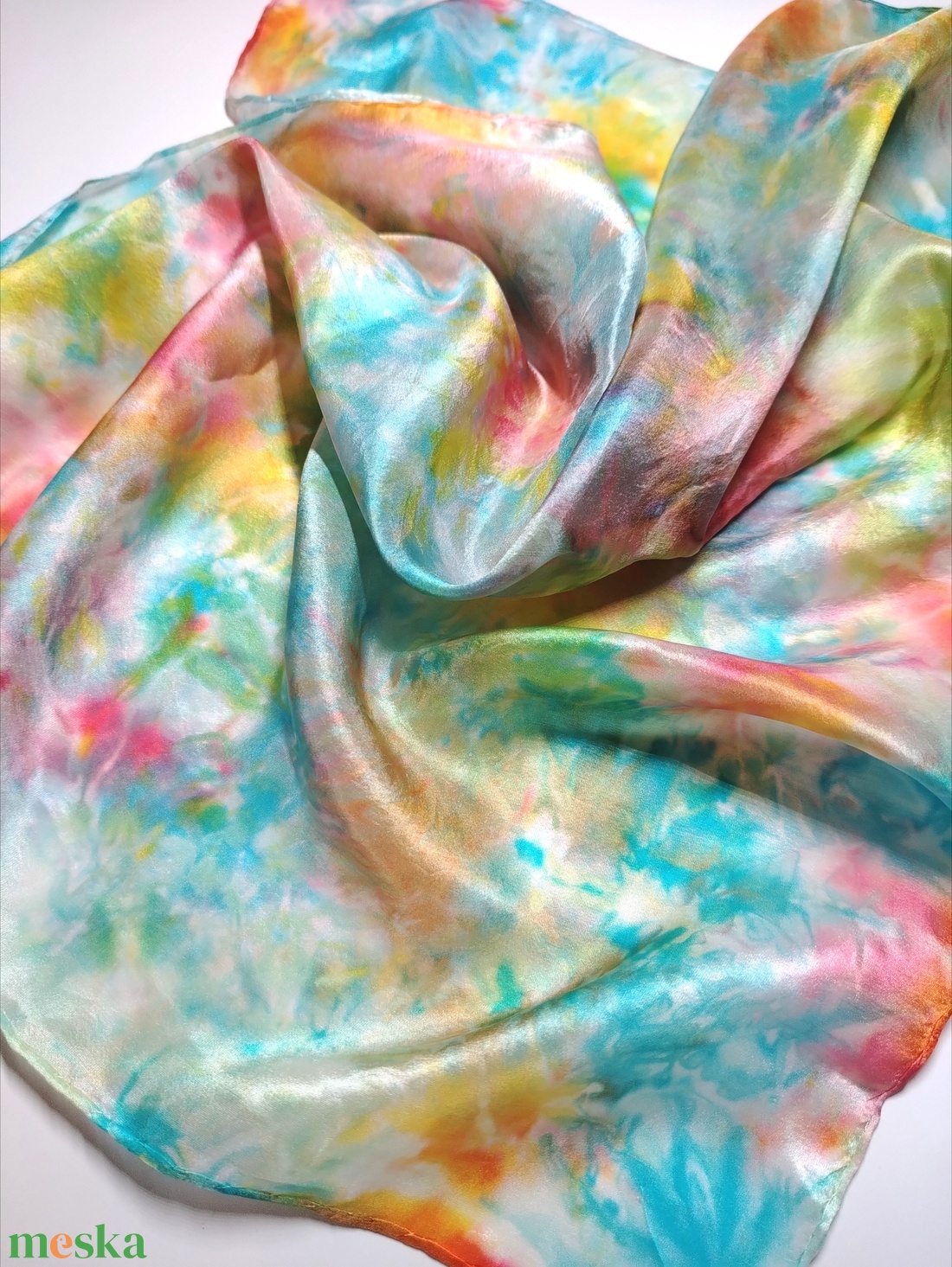 Márványos Tavasz  - ruha & divat - sál, sapka, kendő - kendő - Meska.hu