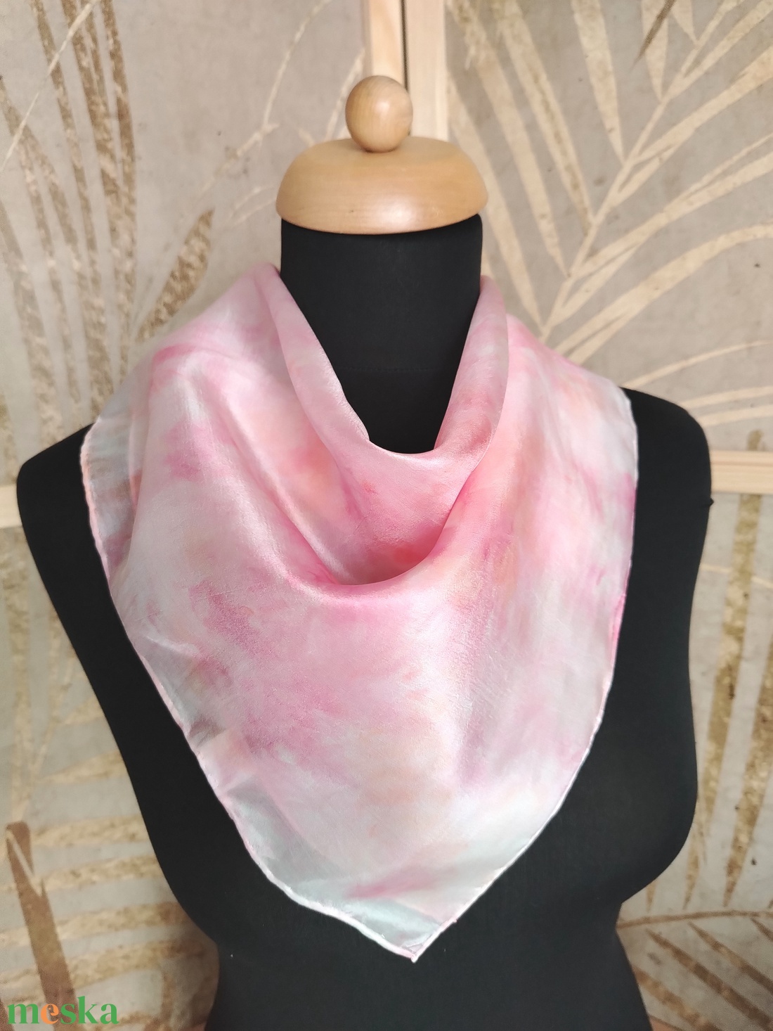 Virágmező selyemkendő  - ruha & divat - sál, sapka, kendő - kendő - Meska.hu