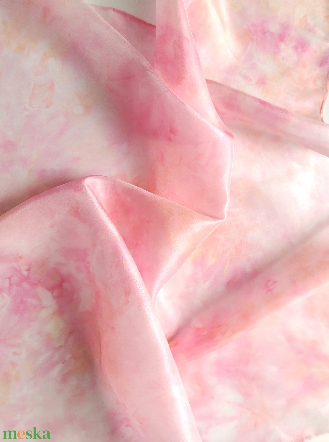 Virágmező selyemkendő  - ruha & divat - sál, sapka, kendő - kendő - Meska.hu