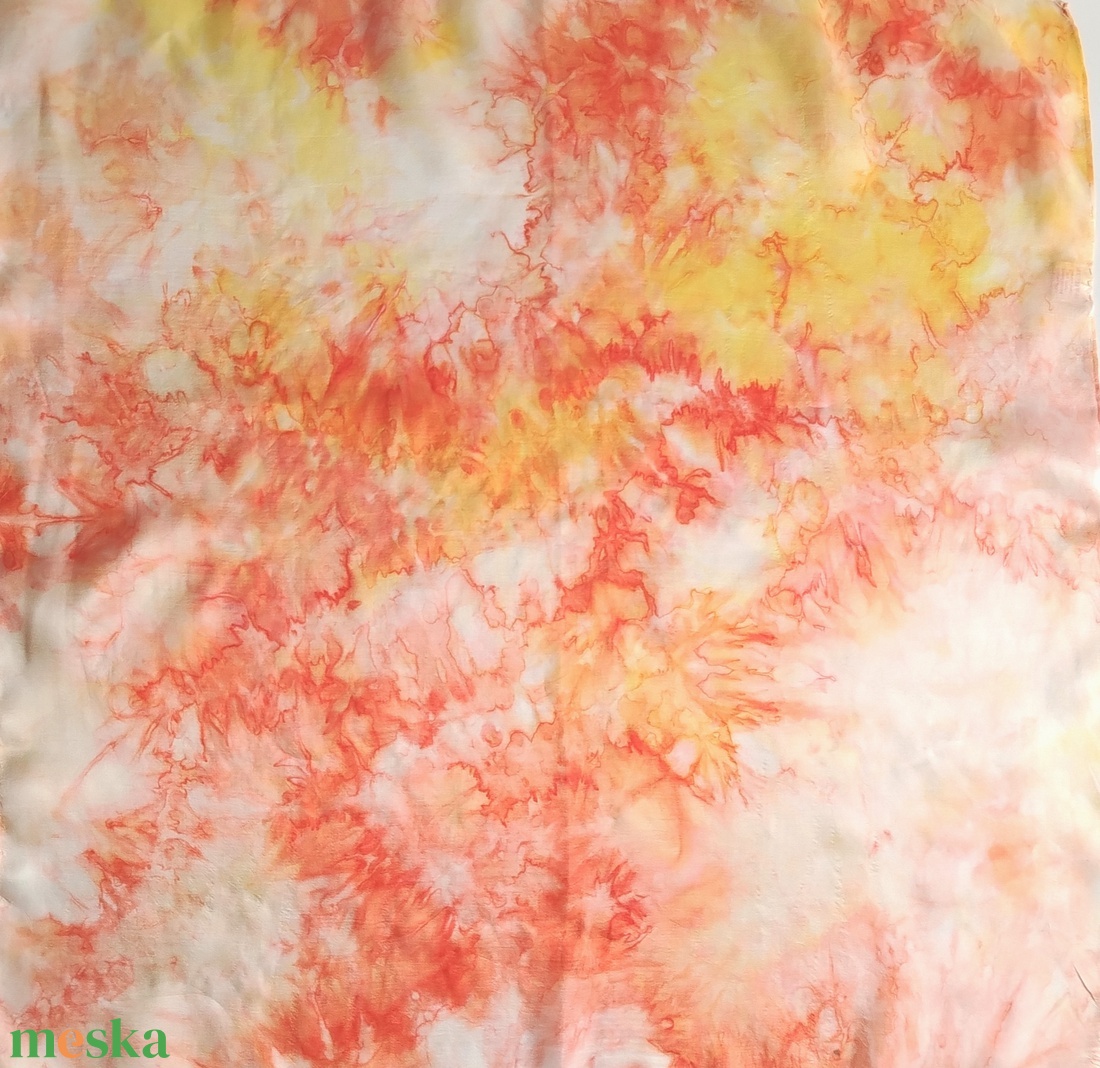 Márvány selyemkendő  - ruha & divat - sál, sapka, kendő - kendő - Meska.hu