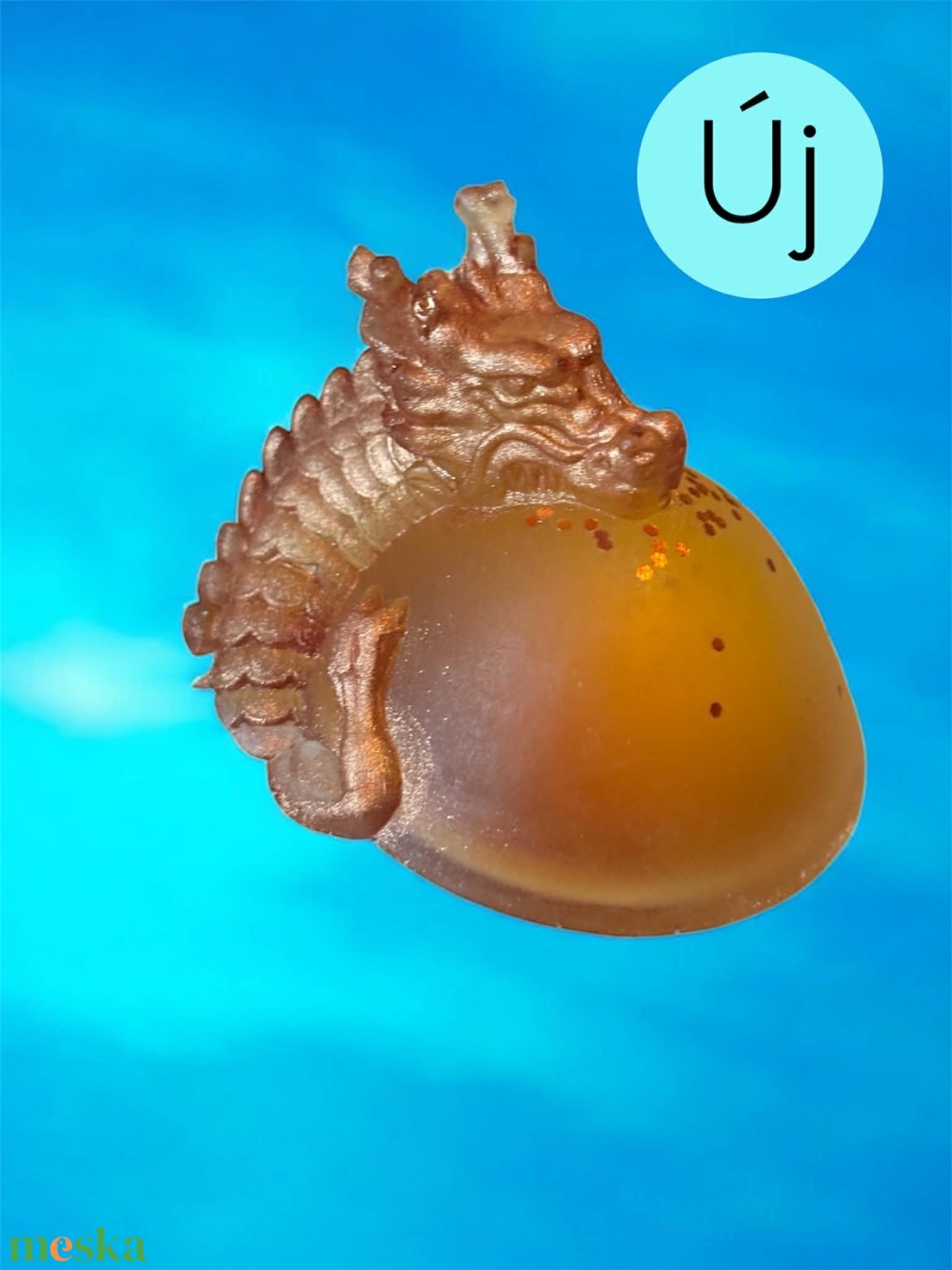 Tojásra tekeredő sárkány ékszertartó - ékszer - ékszertartó - ékszerdoboz - Meska.hu