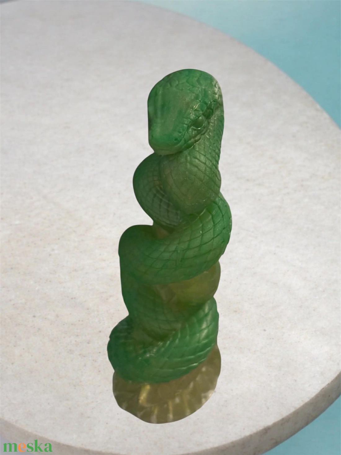 Kígyó a fára tekeredve dísztárgy - otthon & életmód - dekoráció - dísztárgy - Meska.hu